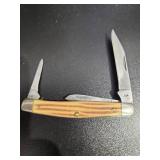 Bone Handle Multi-Blade Pocket Knife