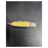 Yellow Handle Pocket Knife