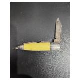 Yellow Handle Pocket Knife