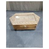 Jewelry Collection with Hexagonal Wood Box