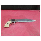 VINTAGE SHERIFF PISTOL REVOLVER GUN KNIFE