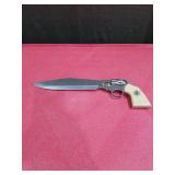 VINTAGE SHERIFF PISTOL REVOLVER GUN KNIFE