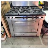 Southbound Commercial 6 Burner Gas Stove/Oven