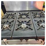 Southbound Commercial 6 Burner Gas Stove/Oven
