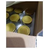 10 oz. Mason Jars, 24 Pack 300ml Glass Canning Jars with Regular Mouth Lids, Glass Jars Storage Containers for Overnight Oats, Jam, Jelly, Honey, Beans, Spice, Wedding Party Favors, Shower Favors