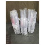 LOT OF 12 OZ. PLASTIC TUMBLERS