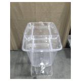 Buddeez Tritan Beverage Dispenser with Party Top Lid and Drip Tray