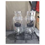 Chalkboard Double Drink Beverage Dispenser