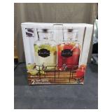 Chalkboard Double Drink Beverage Dispenser