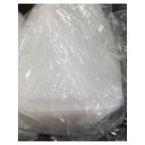 LOT OF PLASTIC TO GO BOXES WITH LIDS