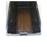 Centrex Plastics, LLC Commander 40-Gallon Black Tote with Latching Lid Damage See Pictures