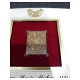 2003 Holiday Music Makers Gold Stamp First Day Cover