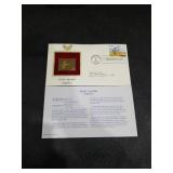 2003 Arctic Tundra Gyrfalcon Gold Foil Stamp First Day Cover