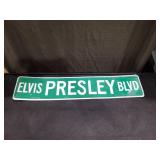 Elvis Presley Boulevard Street Sign