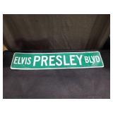 Elvis Presley Boulevard Street Sign