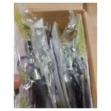 Gisafai 20 Pcs Can Opener Manual Bulk Smooth Edge with Sharp Blade and Soft Non Slip Grip Handle Heavy Duty Handheld Safety Can Opener, Black and Silver