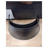 A 25 inch Metal Christmas Tree Collar - Wondershop Black