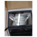 QEAHZ Adjustable Mirror - Large Size, Black, Face Down Mirror for Vitrectomy, Watch TV During Eye Surgery Recovery