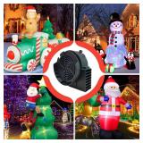 DONGERMAER Chtistmas Inflatable Fan Replacement 1A - Halloween Inflatable Blower Replacement, Xmas Yard Blow Up, Fan for Outdoor Holiday Yard Inflatables Decorations 2 Packs