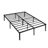 Amazon Basics - Metal Bed Frame, Non-Foldable Platform Bed, Easy Assembly, Full, 54W x 75L in, Black