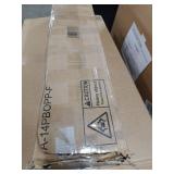 Amazon Basics - Metal Bed Frame, Non-Foldable Platform Bed, Easy Assembly, Full, 54W x 75L in, Black