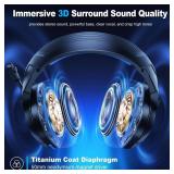 Fachixy FC-200 Wireless Gaming Headset with Mic for PS5, PS4 - Bluetooth 5.4 & 2.4GHz Gaming Headphones with Low Latency, 50-Hrs Battery Foldable Gamer Headset for Laptop, Switch and Mobile