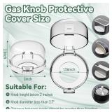 Child Safety Stove Knob Covers Fits knobs Under 1.56 inches in Diameter and 2.1 inches in Height Waterproof, Oil-Resistant, and Heat-Resistant (5-Pack)