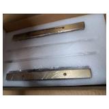 14.17in Alabaster Wall Sconces, Natural Marble Wall Light Set of Two, Modern LED Alabaster Sconces for Living Room Indoor Wall Lamps for Dining Room Stairs Bedroom,Brushed Gold