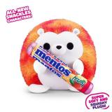 Snackles Series 2 Hedgehog & Mentos 8 Inch Plush by ZURU, Ultra Soft Plush, Collectible Plush with Real Licensed Brands, Stuffed Animal, Giftable