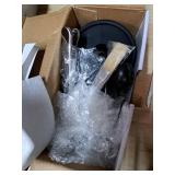 PARACITY Manual Coffee Bean Grinder with Ceramic Burr, Hand Coffee Grinder Mill Small with 2 Glass Jars( 11OZ per Jar) Stainless Steel Handle for Drip Coffee, Espresso, French Press, Turkish Brew