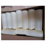 YOROXRG Set of 24 Waterproof Outdoor Flameless Candles, LED Candles with 4 Remote and Timer,(H 4\" 5\" 6\" x D 2.2\"),for Christmas,Halloween,Wedding,Festival