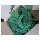 6FT Real Touch Norfolk Pine Green Artificial Christmas Garland Faux Greenery Garland for Holiday Fireplace Mantle Window Indoor Outdoor Decor, Winter Christmas Decorations, 1 Pcs