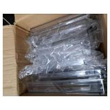 2 Set, 2 Tier Clear Organizer with Dividers for Cabinet, Shlef, Counter - MultiUse Slide-Out Storage Container - Kitchen, Pantry, Medicine Cupboard Bins, Bathroom, Vanity Makeup, Under Sink Organizing