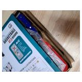 Mini Indoor Basketball Hoop with 7-Color Lights & 3-Light Effects & Scoreboard & Timer,Over The Door Bedroom Office for 3-12 Year Old Kids Boys Birthday Christmas (B)