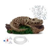 ALEGI Aquarium Air Bubbler Decorations,Air Bubbler Decor Ornament for Fish Tank (Dinosaur)