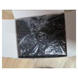 Mage Tech Card Deck Box for MTG Commander - Patented Design, Commander Display, Fits 100 Double-Sleeved Cards, 35pt Card Brick & Dice Tray - Grey/Orange