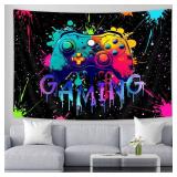 MDUKOIN Gaming Tapestry for Boys Bedroom - Gamer Neon Sign Wall Hanging, Room Decor for Men 60X40in