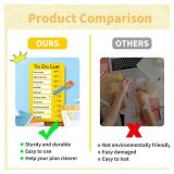 4 Pieces Chore Chart for Kids Multiple Kids - Sliding Routine Chart: Reusable to Do List, RV Checklist, Planning Board, Visual Schedule, and Reminder (bluepinkgreenyellow)