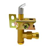YFLWGFDA Pilot Burner Replacement Kit, One Way Flame Bracket Can Have Natural or LP Gas 1 Hole Propane/Butane Heavy Pilot Assembly, for Suitable for Fireplaces and Commercial Equipment.