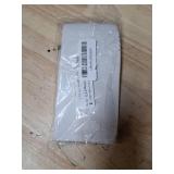 uxcell 50pcs Kraft Stand Up Pouches Sealable Paper Bags Foil Resealable Seal Pouches Packaging Zipper Bags for Food Storage Sample Package, White, 3.5x5.5 Inch