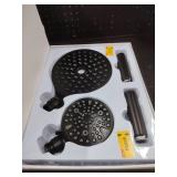 MakeFit Dual Filtered Rain Shower Head Combo, High Pressure Handheld Shower Head with Adjustable Bar - Rainfall Shower Head And Showerhead with Filter for Hard Water - Removes Chlorine