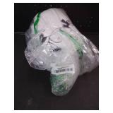 F-CHU Farmhouse Floral Curtains 84 Inch Length for Living Room Bedroom 2 Panels Cotton Linen Curtains Black Patterned Flower Boho Rustic Window Drapes 55x84 Black