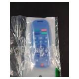 AiTuiTui Baby Teething Relief Chew Toys for 3 6 9 12 Months Essentials, Silicone Teether Remote Control Bath Toy for Autism Newborn Infant Boy Girl Baby Shower Birthday Gifts, Dark