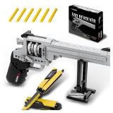 Sosuy Building Block Gun Butterfly Knife Sets, M500 Shootable Handgun Model Army Toys for Adult Teen Boys, Birthday Gifts for Men Kids Age 8+, Realistic Bricks Collection for Military Fan 522pcs