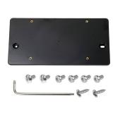 HY-SPEED Rear License Plate Bracket Holder Compatible with 2002-2024 A3 A4 A5 A6 A8 S3 S4 S5 S6 RS RS3 RS4 RS5 RS6 S8 Q3 Q5 Q7 Q8 SQ5 Series License Plate Bumper Car Tag Frame Mounting Kit