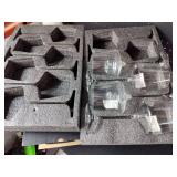 coccot Wine Glasses Set of 4 Crystal White Wine Glasses,Red Wine Glass Set, Wine Glasses Long stem,Clear Lead-Free Premium Blown Glassware (18.5oz,4 pack)