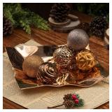 WHGJ 30 Pcs Christmas Ball Ornaments Set, 2.36