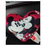 Disney Mickey & Minnie Mouse Heart Pillow