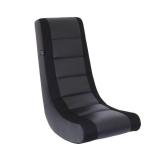 Video Rocker Gaming Chair Black - The Crew Furniture: Ergonomic Rocking Design, No Assembly Required