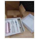 SICOPRO Airbrush Kit, Cordless Airbrush for Nails, Air Brush Kit With Air Compressor for Models/Shoes/Cakes/Hair, Air Brush Guns For Painting (Pink)